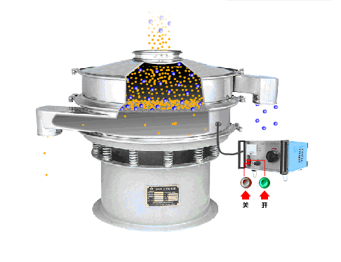 氧化鉻綠超聲波振動篩工作圖 氧化鉻綠超聲波振動篩工作圖